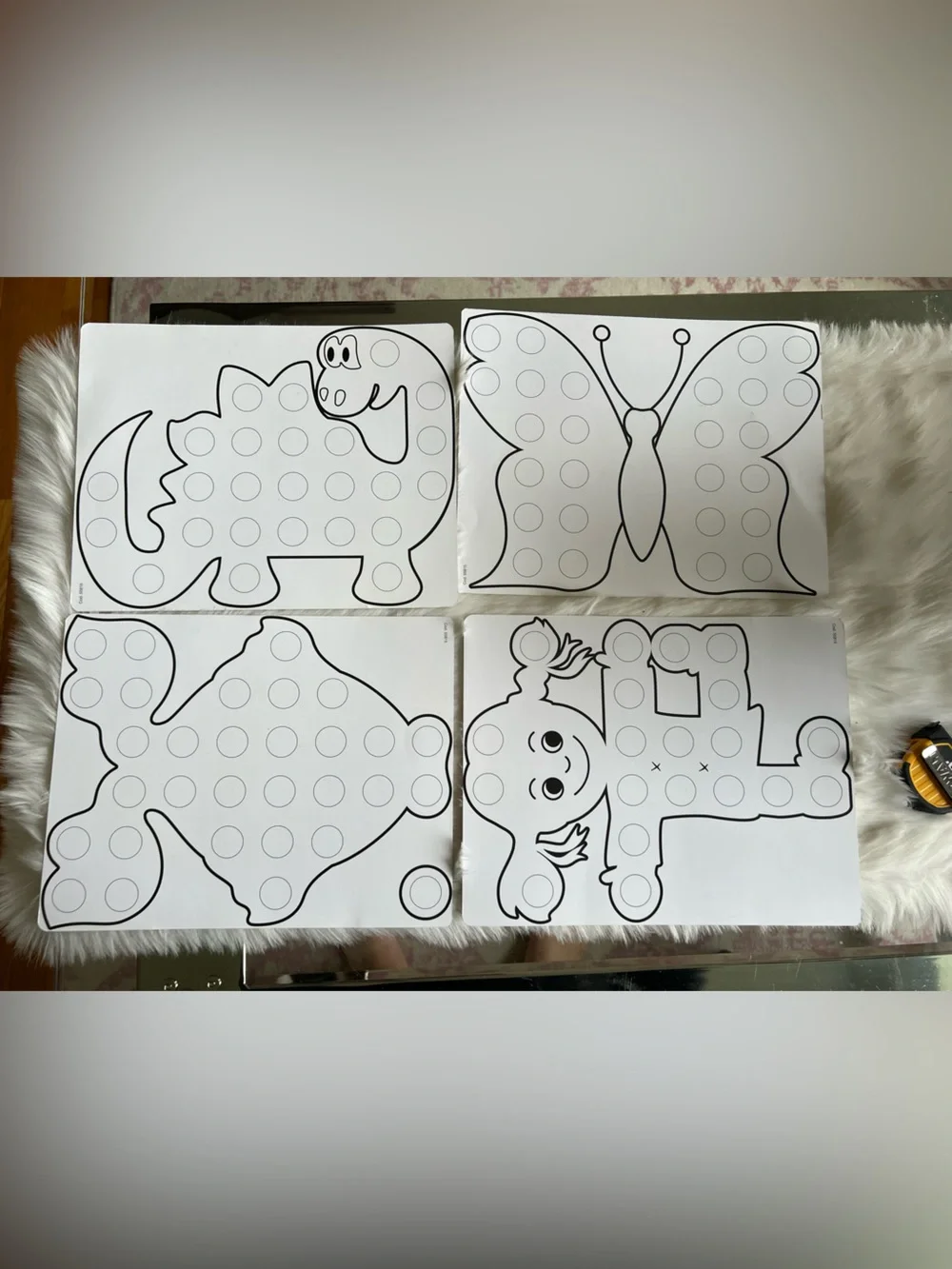 FantaColor Junior Kids button Toy - Quercetti